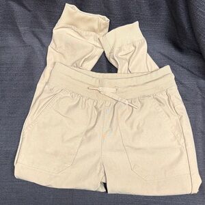 Wonder Nation Kids Beige Jogger Pants
